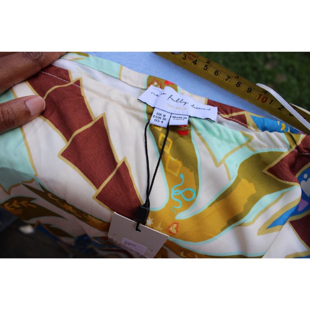 Never Fully Dressed Printed Maxi Skirt | NWT | MSRP $169 | Size US 4 - Picture 5 of 8